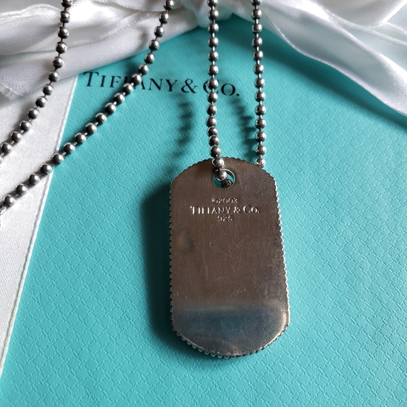 Tiffany & Co. Jewelry - Tiffany & Co. Coin edge dog tag necklace